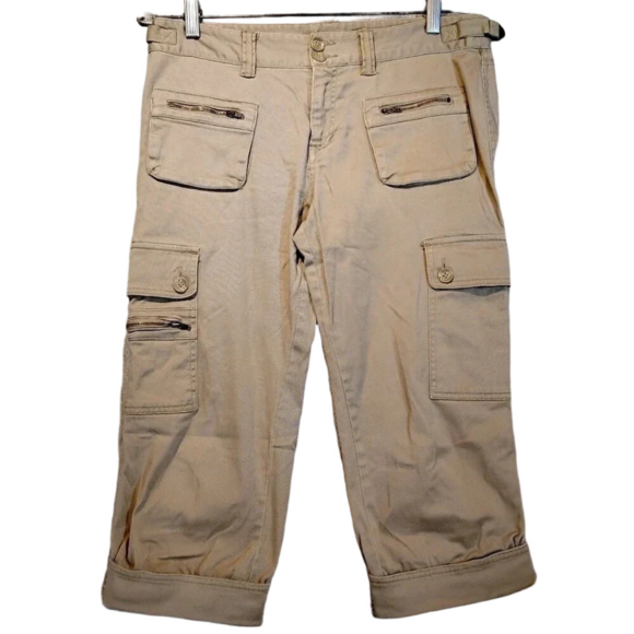 Nevada Women's Brown Cargo Capris in Size 7/8 - Picture 1 of 14